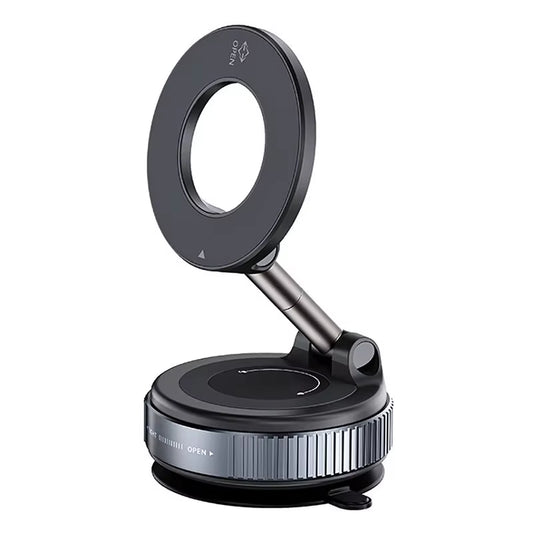 Vacuum Magnetic Car Phone Holder Mount Compatible with for Magsafe for Iphone 17 Pro MAX Universal Foldable 360°Adjustable Stand